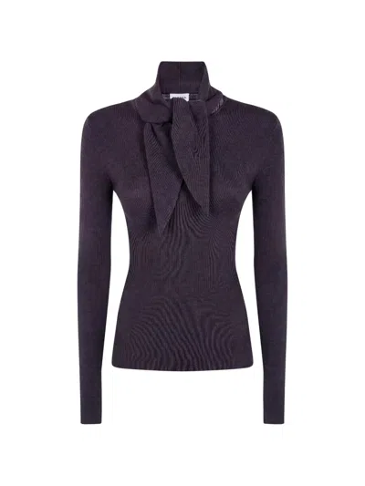 P.a.r.o.s.h Parosh Sweater Woman Color Brown In Black