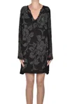 P.a.r.o.s.h Rilda Embellished Dress In Black