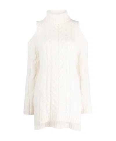 P.A.R.O.S.H P.A.R.O.S.H. ROLL NECK COLD-SHOULDER JUMPER