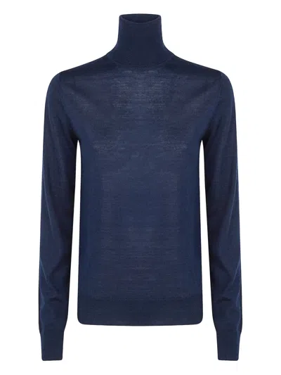 P.a.r.o.s.h Roll-neck Sweater In Blue