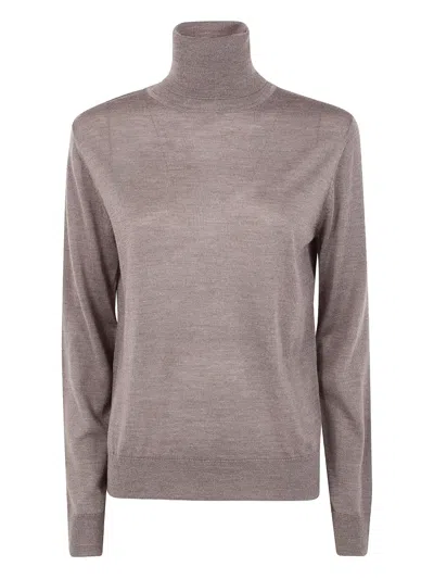 P.a.r.o.s.h Roll-neck Sweater In Brown