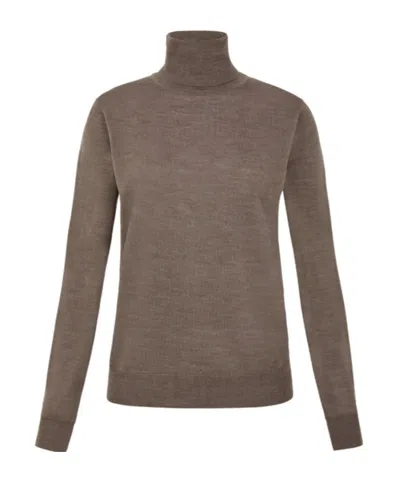 P.a.r.o.s.h Roll-neck Sweater In Brown