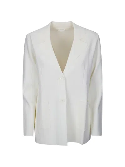 P.a.r.o.s.h Roma Blazer In White