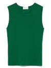 P.a.r.o.s.h Roma Tank Top In Green