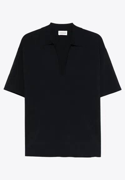 P.A.R.O.S.H ROMA V-NECK POLO T-SHIRT
