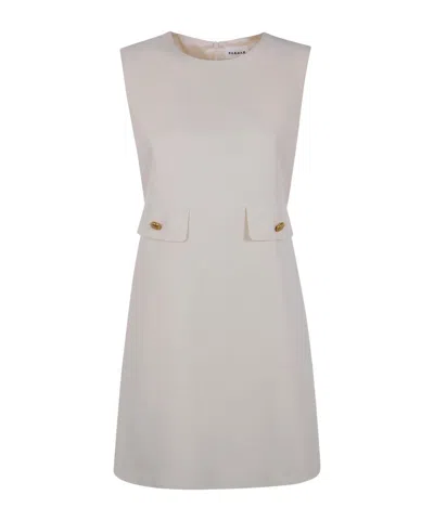 P.a.r.o.s.h Round Neck Dress In Gray