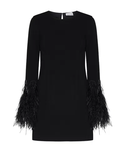 P.A.R.O.S.H ROUND NECK LONG-SLEEVED DRESS