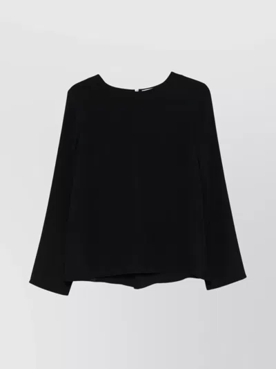 P.A.R.O.S.H ROUND NECK LONG SLEEVES BLOUSES