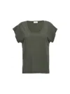P.a.r.o.s.h Green Roux T-shirt In Green