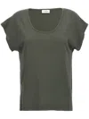 P.a.r.o.s.h Green Roux T-shirt In Green