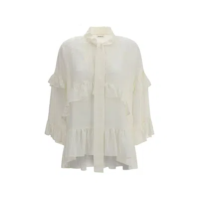 P.A.R.O.S.H RUFFLE BLOUSE