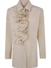P.a.r.o.s.h Ruffle-detailing Blouse In Nude