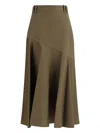 P.a.r.o.s.h P. A.r. O.s. H. Midi Skirt In Green