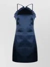 P.a.r.o.s.h . Ruffled Satin-finish Minidress