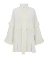 P.a.r.o.s.h P. A.r. O.s. H. Ruffle Blouse In White