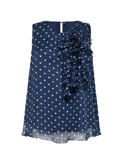 P.a.r.o.s.h Ruffled Top In Blue