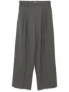 P.a.r.o.s.h Wide-leg High-rise Trousers With Pleated Front