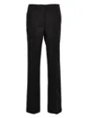 P.a.r.o.s.h Black Straight Pant In Black