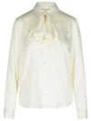 P.a.r.o.s.h Salty Cream Evening Blend Shirt In Cream
