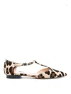 P.a.r.o.s.h . Pointed Leopard Shoes In Marrón
