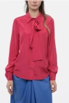 P.a.r.o.s.h Satin Effect Blouse With Removable Scarf