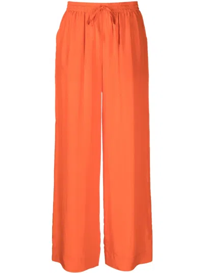 P.a.r.o.s.h Palazzohose Aus Satin In Orange