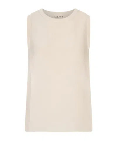 P.a.r.o.s.h Crew Neck Vest In Neutral