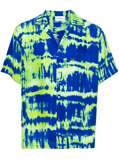 P.a.r.o.s.h Savage Silk Shirt In Green