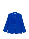P.a.r.o.s.h Saxon Button Patch-pocket Blazer In Blue