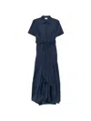 P.a.r.o.s.h Self-tie Maxi Dress In Multi