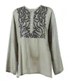 P.a.r.o.s.h . Sequin Embellished Blouse In Multi