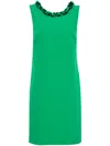 P.a.r.o.s.h Sequin-embellished Column Dress In Green