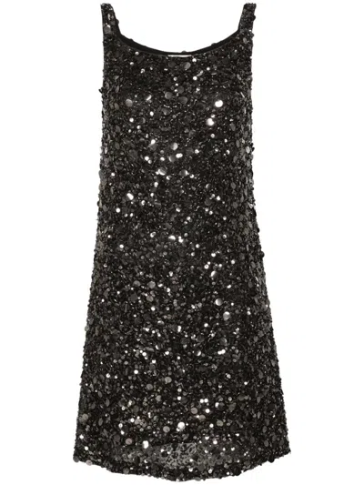 P.a.r.o.s.h Sequin-embellished Dress In Grey