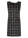 P.a.r.o.s.h Sequin-embellished Mini Dress In Black