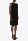 P.a.r.o.s.h Sequin-embellished Mini Dress In Black