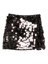 P.a.r.o.s.h Sequin-embellished Mini Skirt In Brown