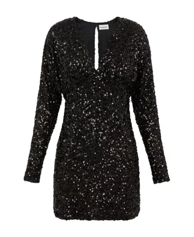 P.a.r.o.s.h Sequin-embellished Minidress In Black