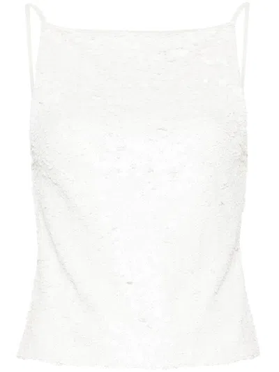 P.A.R.O.S.H SEQUIN-EMBELLISHED OPEN-BACK TOP