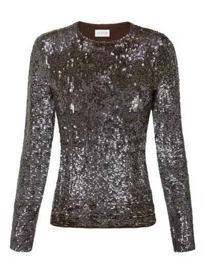 P.A.R.O.S.H SEQUIN-EMBELLISHED PAROSH TOP