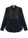 P.a.r.o.s.h Sequin-embellished Shirt In Blau