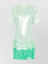 P.a.r.o.s.h Degrade Sequined Mini Dress