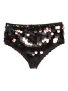P.a.r.o.s.h Sequin-embellished Shorts In Black