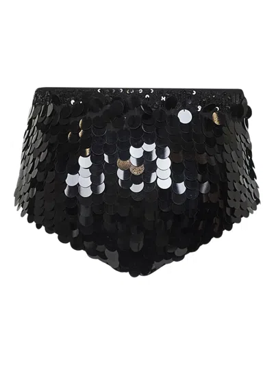P.a.r.o.s.h Sequin-embellished Shorts In Black