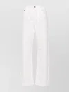 P.a.r.o.s.h Sequin-embellished Straight Leg Jeans With Belt Loops In White