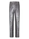 P.a.r.o.s.h Sequin-embellished Trousers In Gray