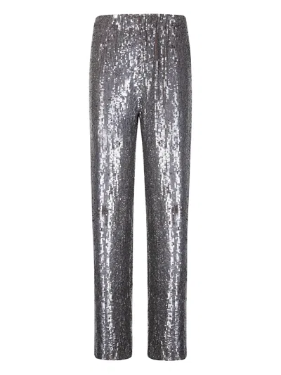P.a.r.o.s.h Sequin-embellished Trousers In Gray