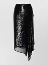 P.a.r.o.s.h Sequin Embellished Wraparound Skirt