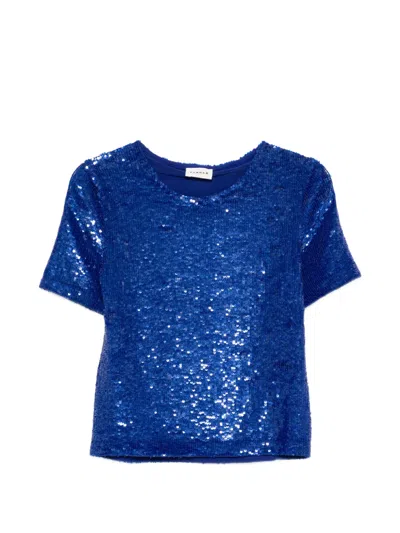 P.a.r.o.s.h Sequin-embellishment Blouse In Blue