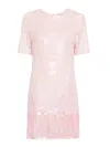 P.a.r.o.s.h Degrade Sequined Mini Dress In Pink