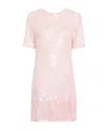 P.a.r.o.s.h Degrade Sequined Mini Dress In Pink